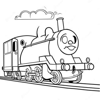 Percy The Train With Friends Coloring Page 50173-40179