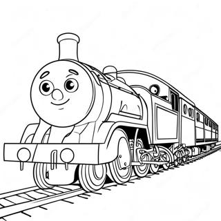 Percy The Train With Friends Coloring Page 50173-40180