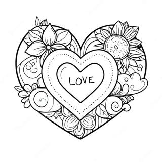 Share The Love Coloring Page 50192-40191