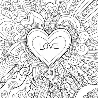 Heartfelt Love Coloring Page 50193-40195