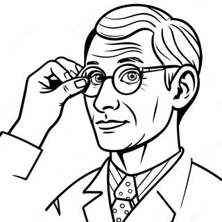 Eye Doctor Coloring Pages