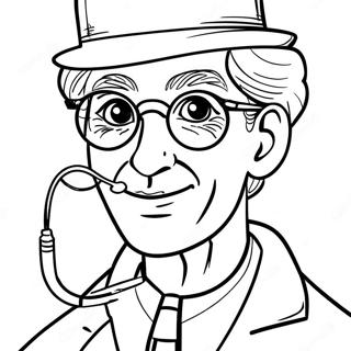 Eye Doctor Coloring Page 50222-40219