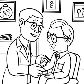 Eye Doctor Coloring Pages