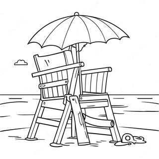 Lifeguard On Duty Coloring Page 50232-40223