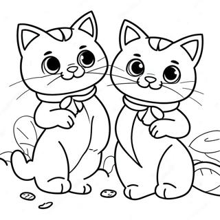 Adventurous Super Kitties Coloring Page 50253-40238