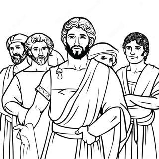 Joseph And His Brothers Coloring Page 50272-40251