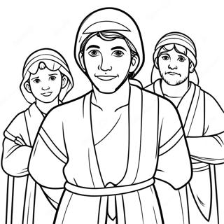 Joseph And His Brothers Coloring Page 50272-40252