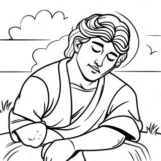 Colorful Joseph Dreaming Of His Brothers Coloring Page 50273-40254