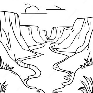 Erosion Landscape Coloring Page 50282-40259