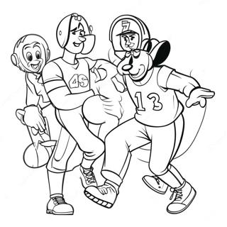 Disney Sports Coloring Pages