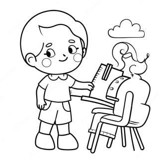 Speech Therapy Coloring Page 50302-40274