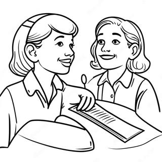 Speech Therapy Coloring Page 50302-40275