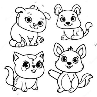 Fun Speech Therapy Animals Coloring Page 50303-40278