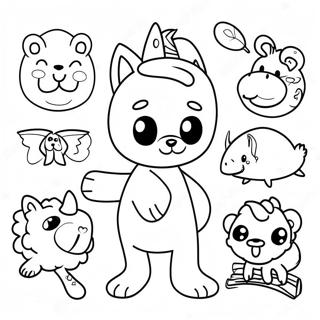 Fun Speech Therapy Animals Coloring Page 50303-40279