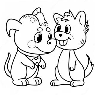 Fun Speech Therapy Animals Coloring Page 50303-40280