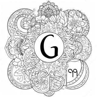 Arabic Alphabet Coloring Page 50312-40283