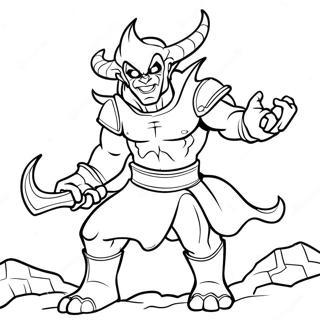 Mephiles The Dark In Battle Coloring Page 50323-40293