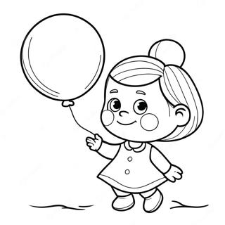 Little Girl Coloring Pages