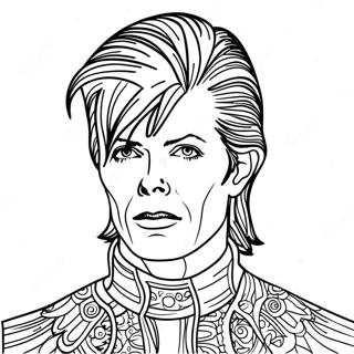 David Bowie Coloring Pages