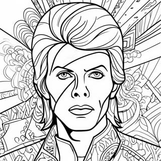 David Bowie Coloring Page 50382-40334