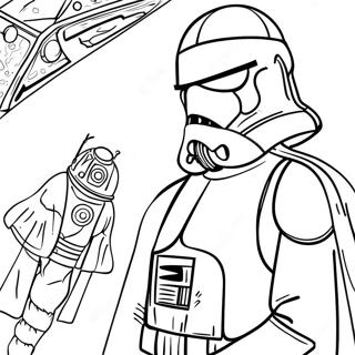 Star Wars Coloring Page 50392-40344