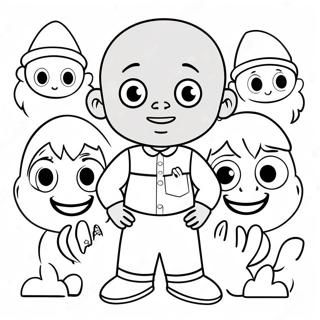 Little Bill With Friends Coloring Page 50413-40366