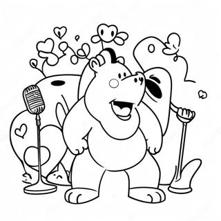 Sing Coloring Page 5041-4198