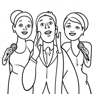 Joyful Singers Coloring Page 5042-4206