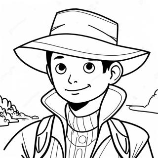 Adventurous Gon Coloring Page 50433-40384