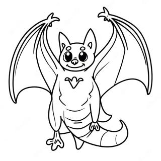 Bat Print Out Coloring Pages