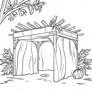 Sukkah Coloring Page 50462-40408