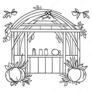 Sukkah Coloring Pages