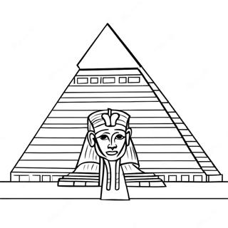 Ancient Egyptian Pyramid Coloring Page 50473-40414