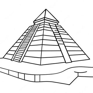 Ancient Egyptian Pyramid Coloring Page 50473-40416