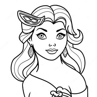 Megara Coloring Page 50482-40430