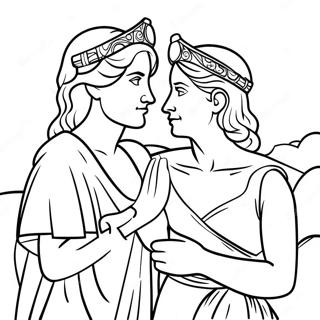 Diana And Roma Coloring Pages