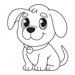 Anime Dog Coloring Pages