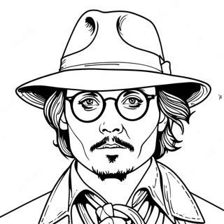 Johnny Depp Coloring Page 50542-40466