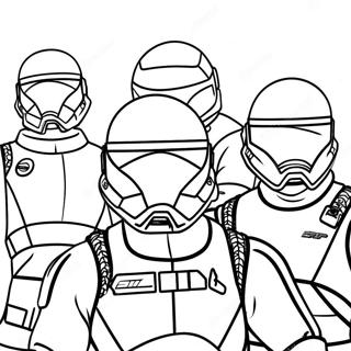 Bad Batch Coloring Pages