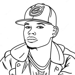 Kane Brown Coloring Page 50592-40523