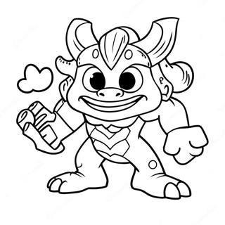 Skylander Coloring Pages