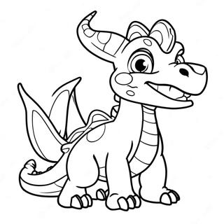 Spyro The Dragon Skylander Coloring Page 50613-40531