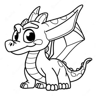 Spyro The Dragon Skylander Coloring Page 50613-40532