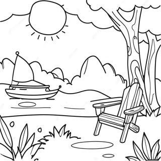 Calming Nature Scene Coloring Page 5061-4220