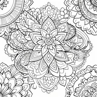 Serene Mandala Coloring Page 5062-4214