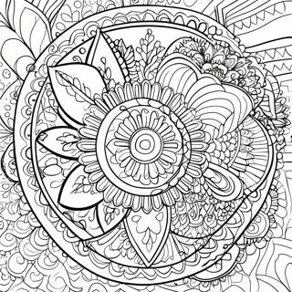 Serene Mandala Coloring Page 5062-4215