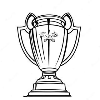 Champions League Trophy Coloring Page 50632-40538