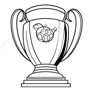 Champions League Trophy Coloring Page 50632-40540