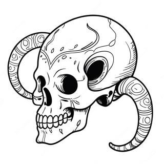 Skull Crawler Coloring Pages