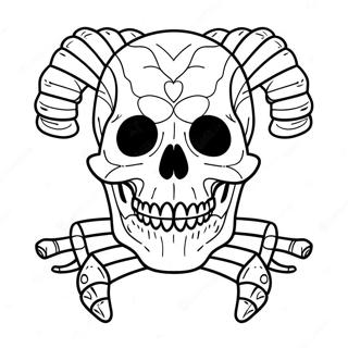 Skull Crawler Coloring Page 50642-40544